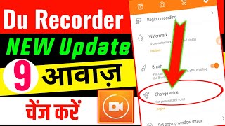 Du recorder  Du recorder voice change [upl. by Drofnas]