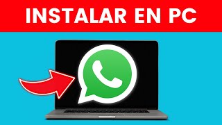 Como Instalar Whatsapp en PC o Laptop ✅ 2024 [upl. by Inaoj]