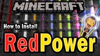 Minecraft How To Install RedPower [upl. by Fontana]