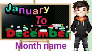 January februarymonth namejanuary february ki spellingmahino ke nammahino ke nam hindiandenglish [upl. by Ainsley]