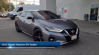 2020 Nissan Maxima SR Sedan Sacramneto Roseville Elk Grove Folsom Stockton [upl. by Annelg]