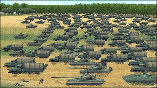 EUROPE INVASION SIMULATION  AMERICAN FULDA GAP DEFENSE [upl. by Ailima573]