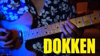 DOKKEN  George Lynch  When Heaven Comes Down 1984  Guitar Cover [upl. by Veron343]