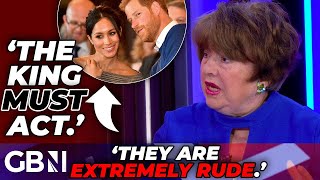 RUDE Meghan Markle and Prince Harry GRILLED by Angela Levin for PLAYING royals on Columbia tour [upl. by Lundquist550]