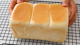 No knead No egg Once you know this recipe youll never buy bread again Soft milk bread as clouds [upl. by Docia]