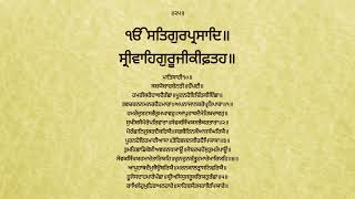 Chaupai Sahib 5 Paths Dasam Granth [upl. by Bausch356]