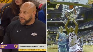 Jeff Van Gundy Trolls Darvin Ham Breaking Backboard 💀 [upl. by Huldah]