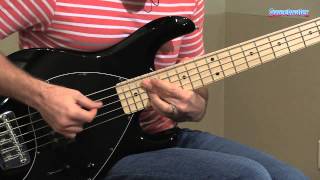 Music Man StingRay 5 H Electric Bass Guitar Demo  Sweetwater Sound [upl. by Simetra]