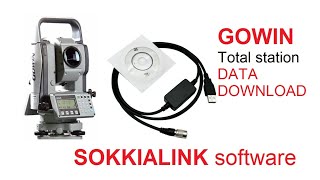 Gowin Total Station Data Transfer using Sokkialink Easy and Simple Cygnus amp Topcon [upl. by Lavona]