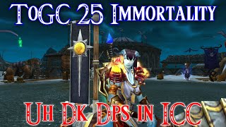 Uh Dk in ICC25 HC  ToGC Immortality on Retribution Paladin [upl. by Au92]