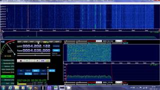 Weak MARS military net received 4036 Khz Shortwave [upl. by Gault]