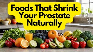 Foods That Shrink Your Prostate Naturally [upl. by Charlena]