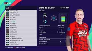 PES 2021 AZ players  December 2023 [upl. by Marchak4]