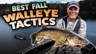 Fall Walleye Fishing  Lures and Techniques [upl. by Gearard575]