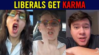 TRIGGERED Liberals Get INSTANT KARMA after Threats to Trump Supporters 1 [upl. by Lihp625]