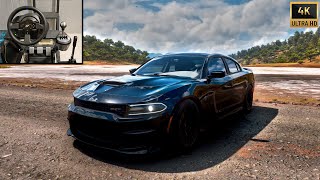 Dodge Charger SRT Hellcat  Forza horizon 5  Steering Wheel Gameplay forzahorizon5 dodgecharger [upl. by Ahsrats]