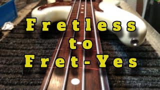 Fretting a Fretless Bass [upl. by Rickey5]