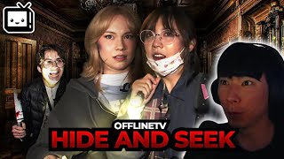 Seanic reacts to OFFLINETV HAUNTED MANSION HIDE AND SEEK [upl. by Dylan907]