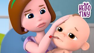 Baby Got Sick  Sick Song  Kids Songs amp Nursery Rhymes [upl. by Cown]