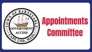 Appointments Committee 10222024 [upl. by Ludwigg]