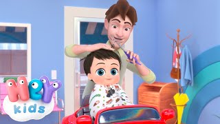 Haircut song ✂️ Hair cutting cartoon  Fun Song for Kids  HeyKids Nursery Rhymes [upl. by Severn]