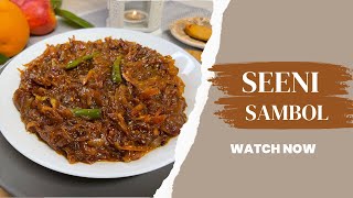 How to make BEST SEENI SAMBOL Recipe  TASTY amp Delicious  SriLankan Style  Rinoza’s Recipes 🔥 [upl. by Kcinimod185]