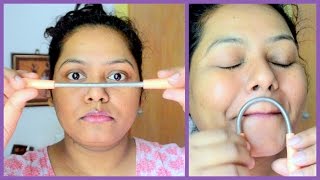 Spring Hair Removal Tool  Epilator Stick  How To Remove Upper Lip Hair [upl. by Debee]