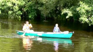 River trip on the River Slaney at Bunclody Co Wexford [upl. by Auqinihs]