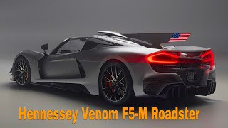 Hennessey Debuts Insanely Powerful Manual Venom F5M Roadster  The World’s Most Powerful Manual [upl. by Buseck]