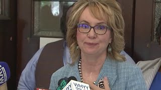 Gabby Giffords advocates for gun safety during visit to Philadelphia [upl. by Jamey428]