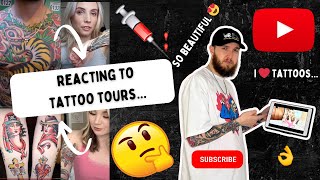 Reacting To Tattoo Tours On YouTube [upl. by Apfel]