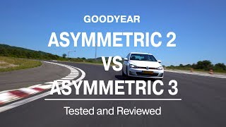 Goodyear Eagle F1 Asymmetric 3 vs Asymmetric 2  Tested and Reviewed [upl. by Celeste]