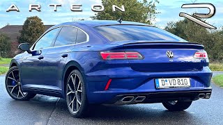 VW ARTEON R  REVIEW on AUTOBAHN NO SPEED LIMIT [upl. by Bethina]