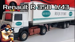 Camion 143 Renault R 350 Roquefort Société  Frigorifique  diecast modelcar [upl. by Cavuoto]