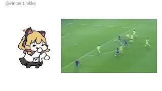 omg its messi bluearchiveglobal bluearchivememe momoi memes [upl. by Enelear]