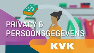 AVG Privacy amp Persoonsgegevens  KVK [upl. by Littman708]