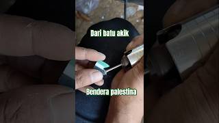 Beginilah proses pengolahan batu akik menjadi bendera palestina batuakiknusantara freepalestine [upl. by Arjun]