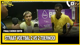 ⚽ Tjieng Goal Straat voetbal 2vs2 Toernooii 3de editie Finale Suriname [upl. by Maurits]