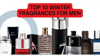 Top 10 Winter Fragrances for Men [upl. by Aristotle996]