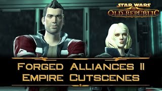 SWTOR Forged Alliances II  Empire storyline cutscenes incl Depths of Manaan flashpoint [upl. by Gabriele485]