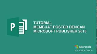 Tutorial Membuat Poster dengan Microsoft Publisher [upl. by Destinee]