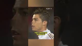 Cristiano Ronaldo silenced the angry Messis fans 🤫 shorts ronaldo [upl. by Asum]