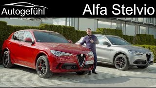 Alfa Stelvio FULL REVIEW 2019 BTech  Autogefühl [upl. by Enoj]