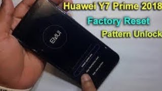 How to reset huawei Y 7 prime 2018 [upl. by Cohdwell]