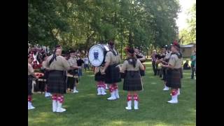 Atholl Highlanders Pipes amp Drums Playing at 2016 Blairsville Scottish Festival [upl. by Dunseath618]