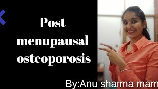 Why chances of Osteoporosis increases after menupause [upl. by Ecnatsnoc110]