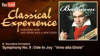 Beethoven Symphony No 9 in D Minor Op 125  Ode to Joy [upl. by Nika46]