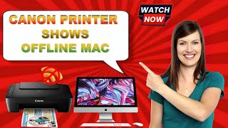 Fix Canon Printer Offline Issue  Mac  Canon Printer Not Printing  DSK [upl. by Etireugram186]