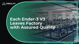 Ender 3 V3  How Do We Ensure Each Units Quality [upl. by Schreck]