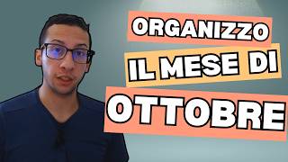 Organizzo il mese di Ottobre 2024 [upl. by Elletnohs]